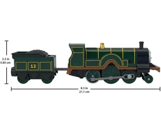 Mattel THOMAS AND FRIENDS motorizuotas traukinukas su vagonu (JLL44)