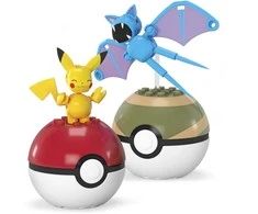 Mattel MEGA CONSTRUX POKEMON dviejų Poke rutulių pakuotė (HXP11)