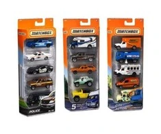 Mattel Penkių Matchbox automodelių rinkinys