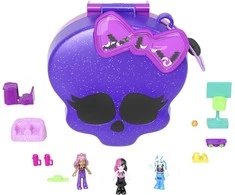 Mattel POLLY POCKET MONSTER HIGH tematikos pramogų rinkinys (HVV58)