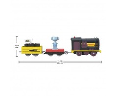 THOMAS &amp; FRIENDS motorizuotas teminis garvežiukas su vagonu