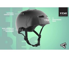 KASK TSG SKATE/BMX INJECTED JUODA S/M 54-56CM Paspirtukas Riedlentė BMX