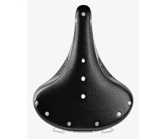 Dviračio balnas Brooks B 66 juodas 205x100mm