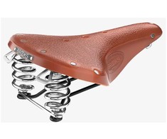 Dviračio balnas Brooks B 67 rudas 205x73mm