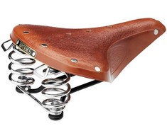Dviračio balnas Brooks B 67 S rudas 205x85mm