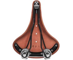 Dviračio balnas Brooks B 67 S tamsiai rudas 205x85mm