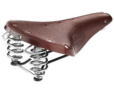 Dviračio balnas Brooks B 67 tamsiai rudas 205x76mm
