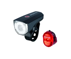 Dviračio žibintas Sigma AURA 40 USB/Nugget II RL K-SET