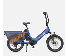 Dviratis 20" elektrinis Engwe LE20 mėlynas dviguba baterija