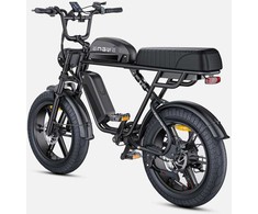 Dviratis 20" elektrinis Engwe M1 dviguba baterija juodas