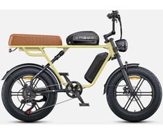 Dviratis 20" elektrinis Engwe M1 dviguba baterija geltonas