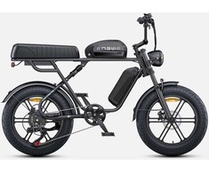 Dviratis 20" elektrinis Engwe M1 dviguba baterija juodas