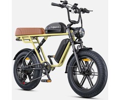 Dviratis 20" elektrinis Engwe M1 dviguba baterija geltonas