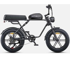 Dviratis 20" elektrinis Engwe M1 viena baterija juodas