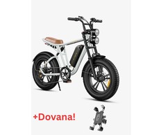 Dviratis 20" elektrinis Engwe M20 viena baterija baltas