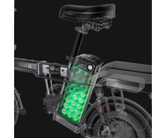 Dviratis 14" elektrinis Engwe T14 mėlynas
