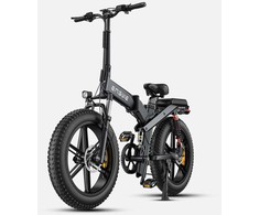 Dviratis 20" elektrinis Engwe X20 viena baterija juodas