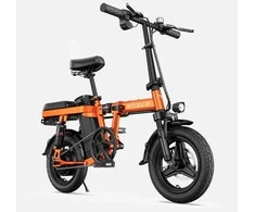 Dviratis 14" elektrinis Engwe T14 oranžinis