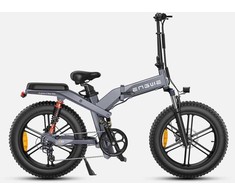 Dviratis 20 elektrinis sulankstomas Engwe X20 750Wh viena baterija pilkas