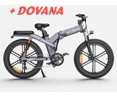 Dviratis 26" elektrinis Engwe X26 dviguba baterija pilkas