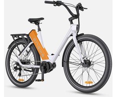 Dviratis 27,5" elektrinis Engwe P275 ST balta/oranžinė