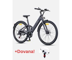 Dviratis 28" elektrinis Engwe N1 AIR ST mot. karboninis juodas