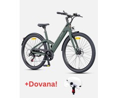 Dviratis 28" elektrinis Engwe N1 AIR ST mot. karboninis žalias