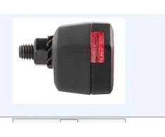 Kita Galinis žibintas AXA Juno Dynamo-Rücklicht 50 mm