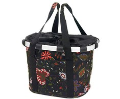 Kita Krepšys ant dviračio vairo Bikebasket juodas su gelėmis 350x280x260 mm 15L