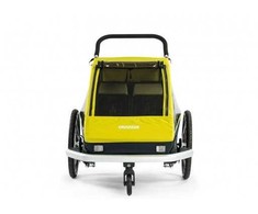 Kita Priekaba vaikams Croozer Kid for 2 juoda/geltona