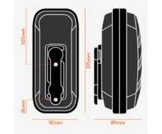 Krepšelis ant rėmo su laikikliu Fidlock Twist juodas 180mm x 70mm x 35mm