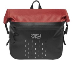 Krepšys ant vairo Northwind Barrier 2.0 juoda/raudona