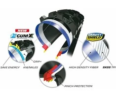 Michelin Padangos 27.5X2.60 E-WILD REAR GUM-X TS TLR