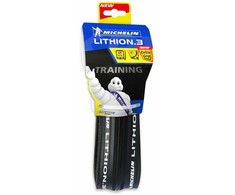 MICHELIN TIRE LITHION3 Juodas 700X25C PERFORMANCE LINE KEVLAR TS (162539)