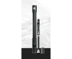 Pompa Crankbrothers Hand clic HP W/CO2 GAUGE juoda