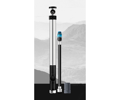 Gertuvė CB Pompa Crankbrothers Hand clic HP W/CO2 No GAUGE sidabrinė