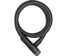 Abus Germany Spyna Abus trosinė 6412K/85 BK SCMU Racer