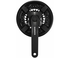 Švaistiklis Shimano 6/7/8-Speed Juodas FC-TY301 48/38/28T 170mm