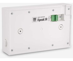 AMC iSpeak 5R sieninis garsiakalbis su garso reguliatoriumi, baltas RAL9016