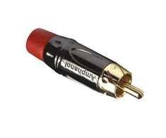 Amphenol ACPL-CRD RCA jungtis raudona