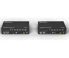 Kindermann HDMI/USB 2.0-HDBT3.0 signalo perdavimo sistema per CAT5e/6 kabelius (imtuvas-siųstuvas) 4K60