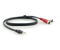 KRAMER C-A35M/2RAM-15 stereo 3.5mm į 2RCA kabelis 4.6M