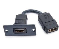 KRAMER W-H(W) HDMI jungtis sieniniam pajungimui (balta)