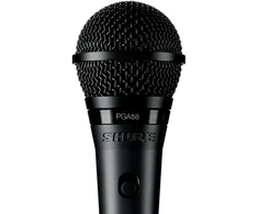 Shure PGA58-XLR-E rankinis mikrofonas su kabeliu