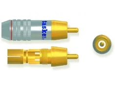 Tasker SP 59 RCA lizdas vaizdo signalui (raudonas)