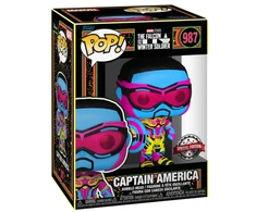Figūrėlė Funko POP! Marvel Captain America Juodas light Exclusive