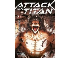 KNYGA Komiksas Manga Attack on Titan Vol 25