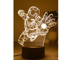 Lempa 3D Led Marvel