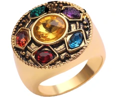 Pakabukas žiedas Marvel Thanos stones