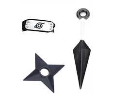 Žaislas Rinkinys Naruto - Kunai small + Shuriken + Headband